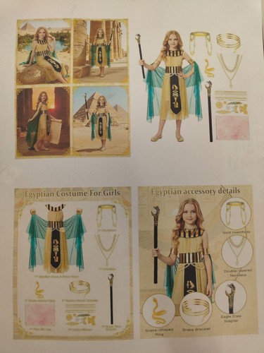 Costume cleopatra bambina - cleopatra,